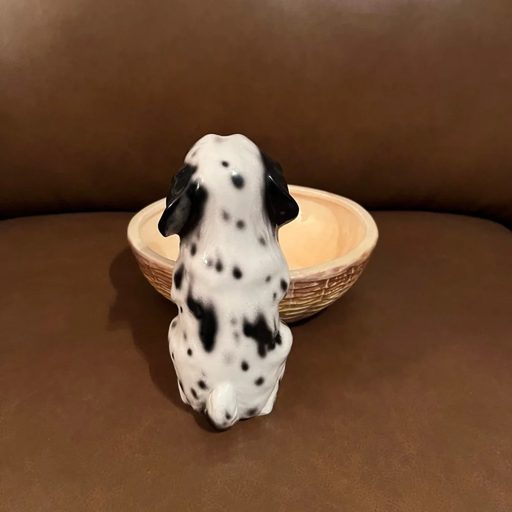 Ceramic Dalmatian Water/Food Bowl